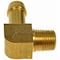 Dorman 18 MNPT Thread size Barbed End 90 Degree Fitting Angle 09 Length Brass 787-046D - alternate 1